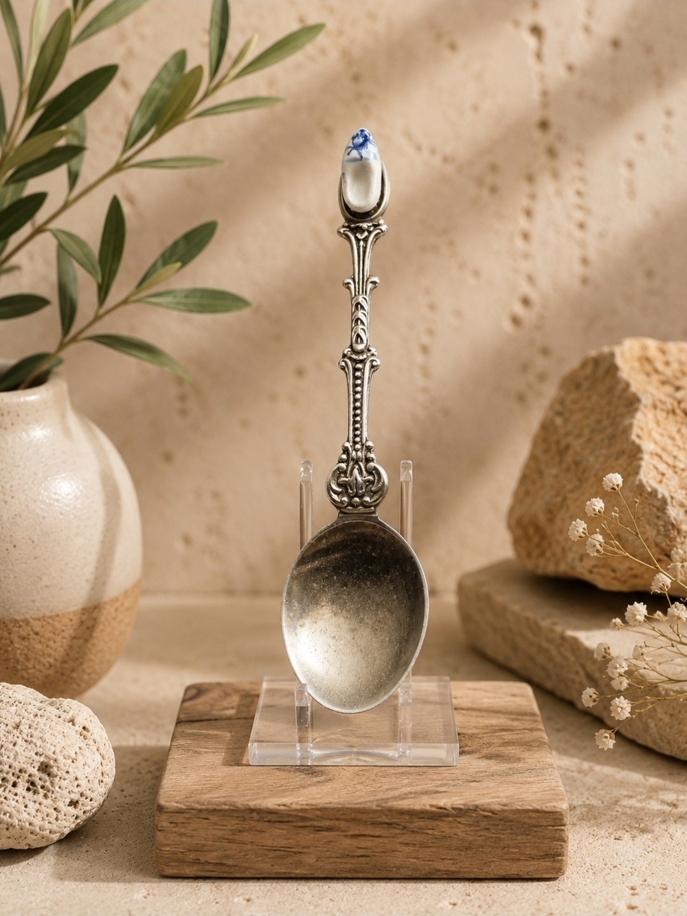 Souvenir Silver-Tone Spoon-Holland